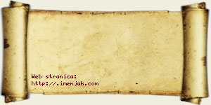 Anica Aleksić vizit kartica